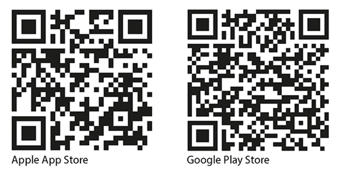 QR code for iOS Geberit Home app and Android Geberit Home app