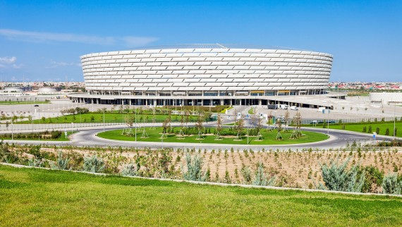 Stadion Olimpic Baku, Baku, Baku, Aserbaidschan (© Andrey Khrobostov / Alamy Stock Photo)